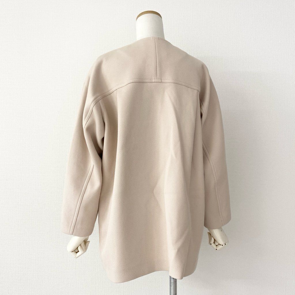 ツイルノーカラーミドルコート 54e7 UNITED ARROWS ユナイテッド