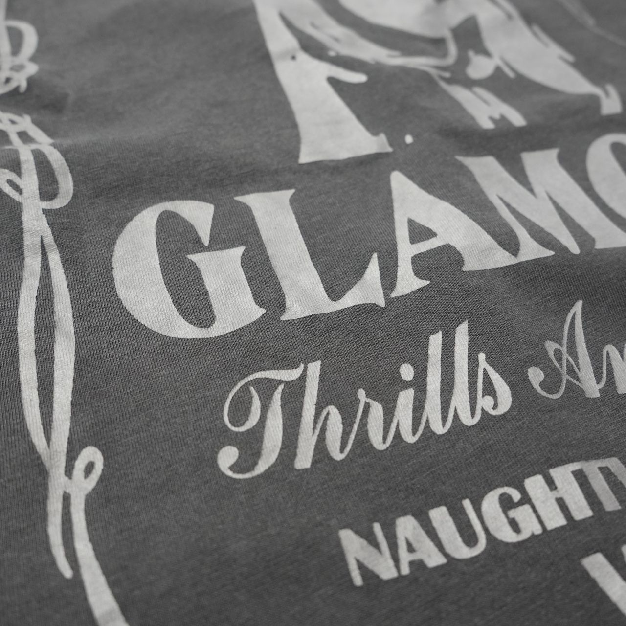HYSTERIC GLAMOUR ヒステリックグラマー WHISKY WOMAN Tシャツ ブラック