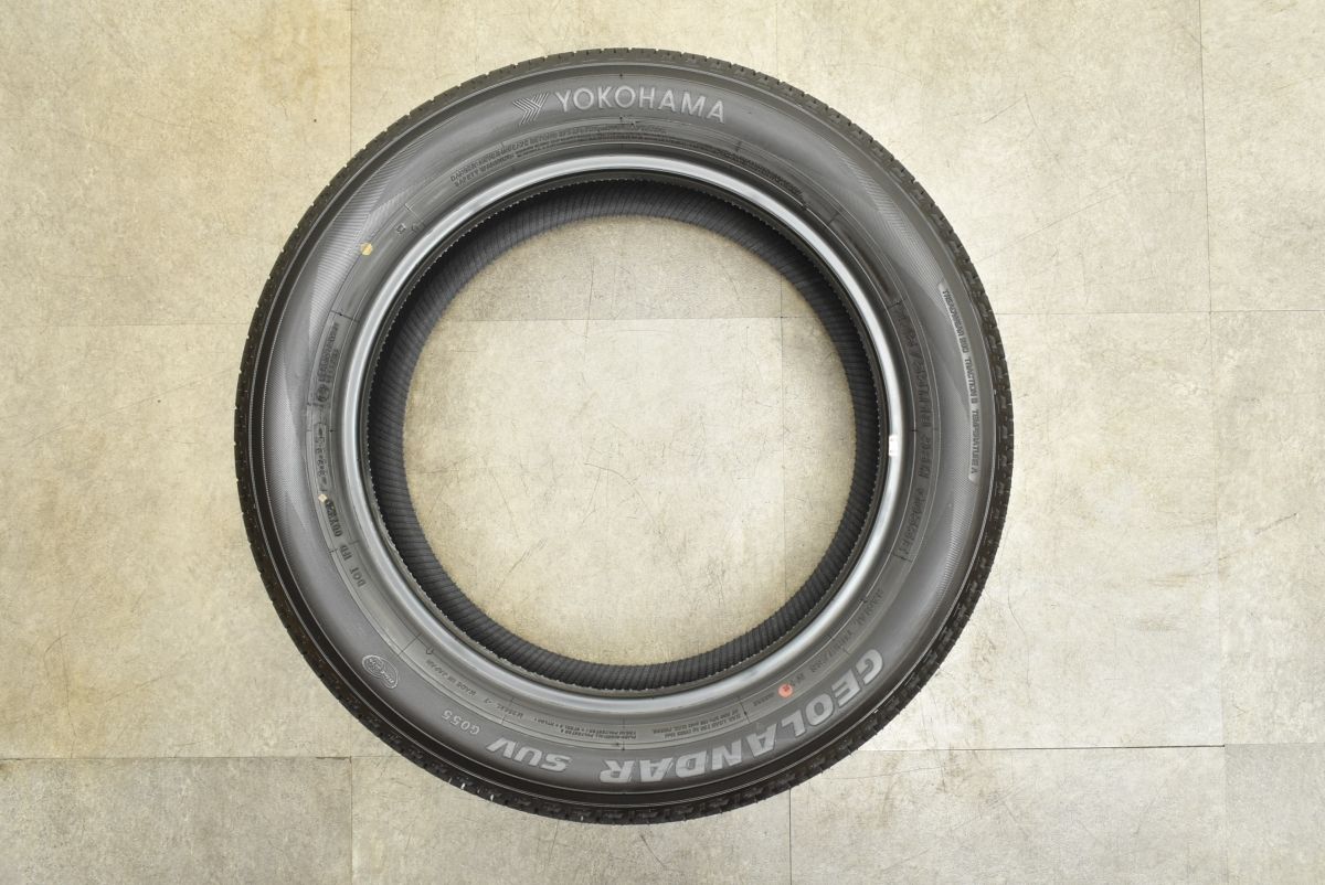 新車外し 225/55R18 ヨコハマ GEOLANDAR SUV G055 YOKOHAMA ヨコハマ GEOLANDAR ジオランダー SUV G055 225/55R18