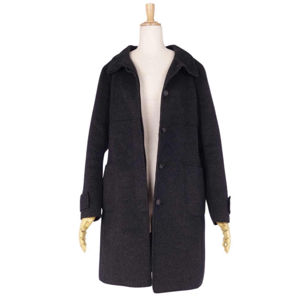 美品✨マックスマーラ ロングコート アンゴラ ガウン ベルト 大きいサイズ 42 美品 Max Mara マックスマーラ アンゴラ×カシミヤブレンド ベルテッド