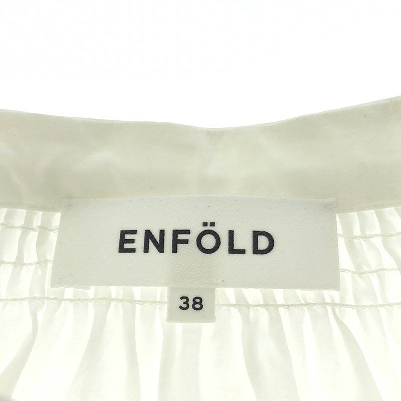 ENFOLD / エンフォルド | GATHER-SLEEVE BLOUSE サイドスリット