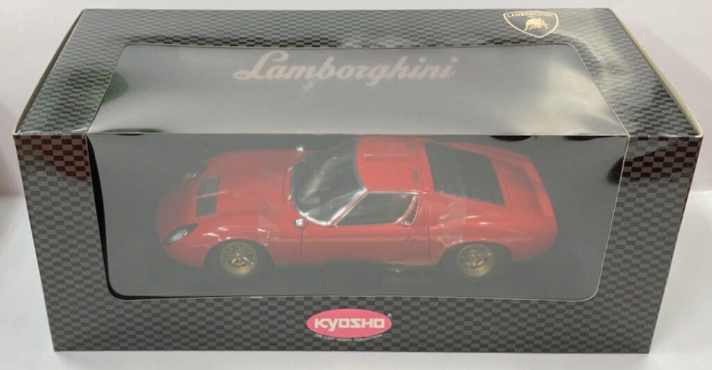 京商 1/18 ランボルギーニ ミウラ P400 SV 公式 レッド 08313R Amazon