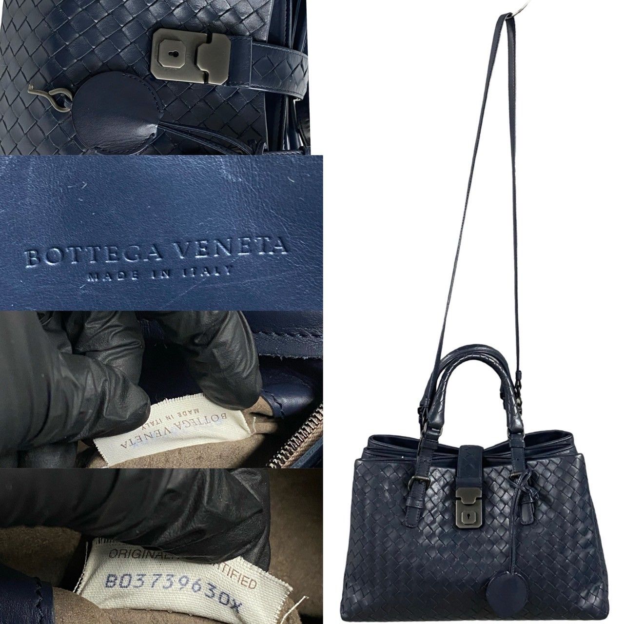 ほぼ未使用 希少品 袋付き BOTTEGA VENETA ボッテガヴェネタ イントレ  