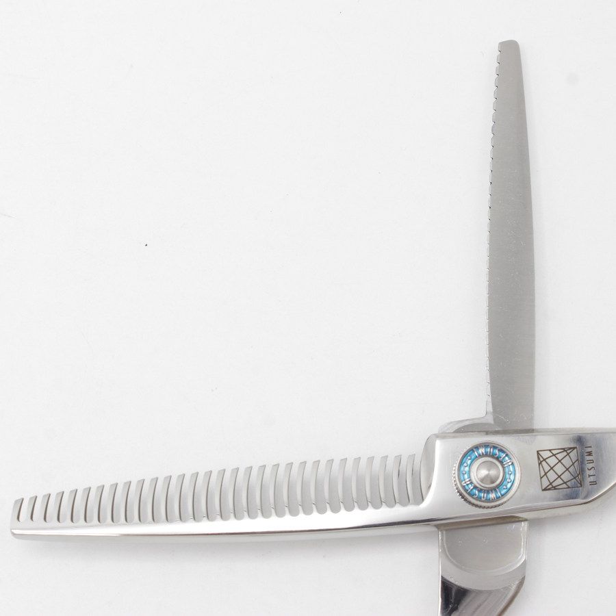 新品】内海シザー U&U SWISH15 セニング 6インチ 3Dハンドル 30目 約15