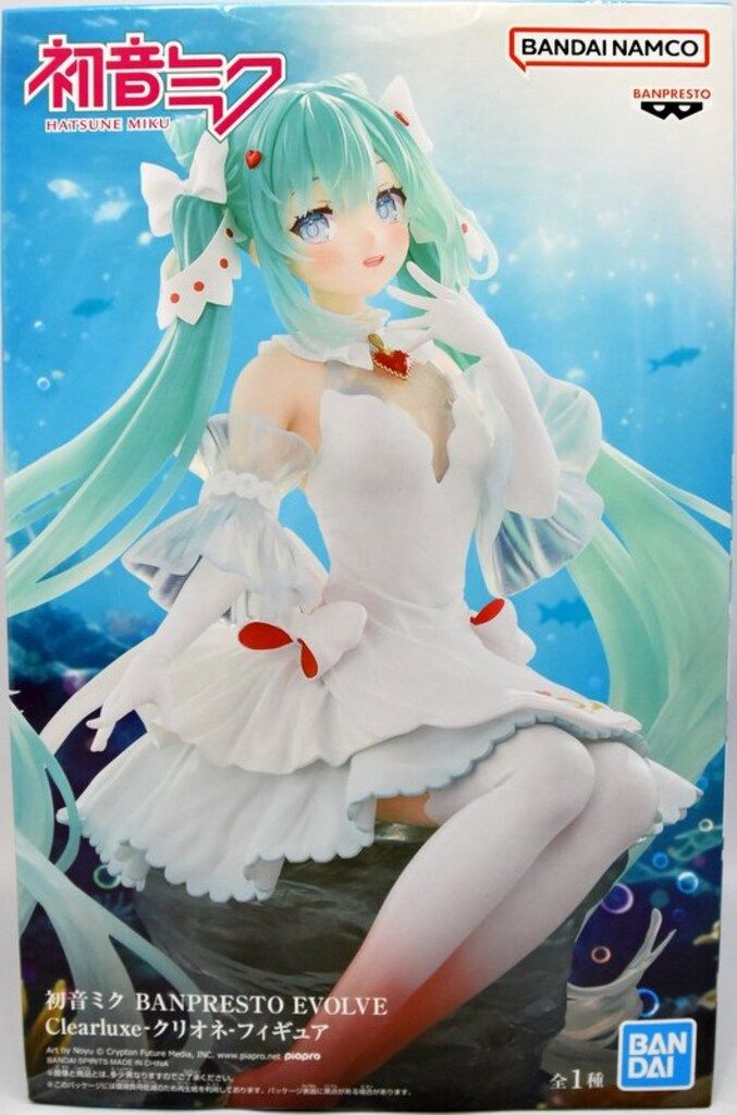 初音ミク BANPRESTO EVOLVE Clearluxe-クリオネ- 2個 BANDAI SPIRITS BANPRESTO EVOLVE Clearluxe VOCALOID 初音ミク