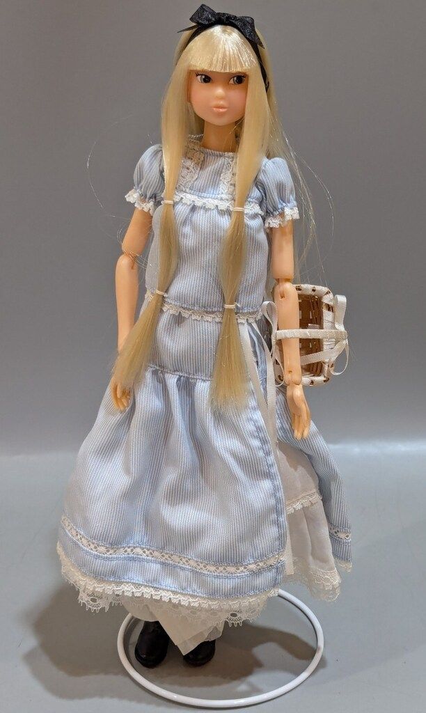 モモコドール momokodoll 水色ラビリンス 着物 【公式通販】