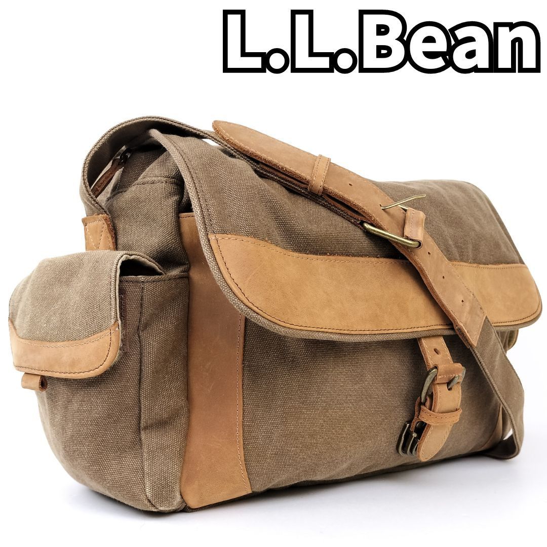 90s LL.bean ショルダーバッグ Y2K メッセンジャーバッグ ナイロン 90s LL.bean ショルダーバッグ Y2K メッセンジャーバッグ ナイロン