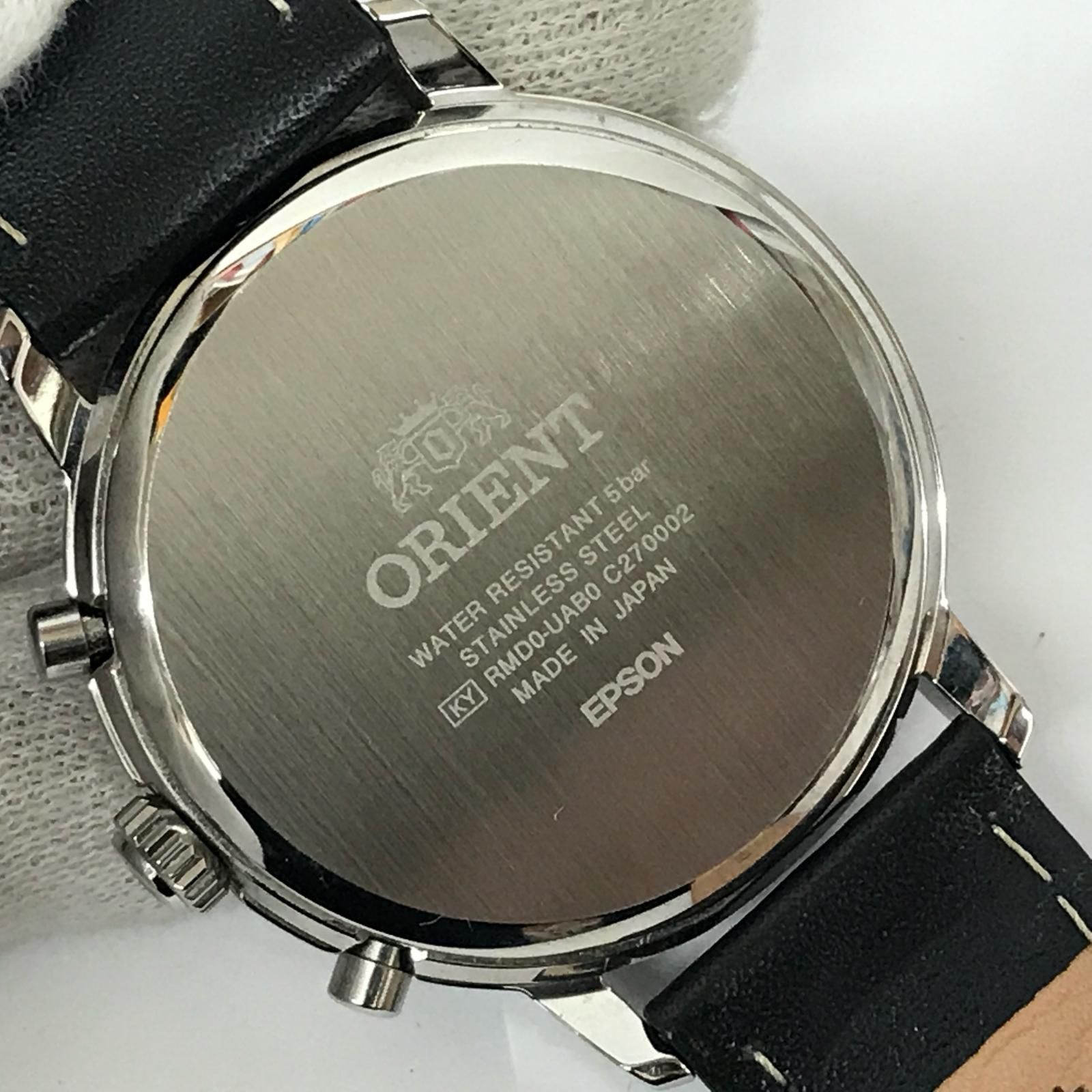加古川店】 中古 ORIENT | オリエント 腕時計 RMD0-UAB0 ブラック 