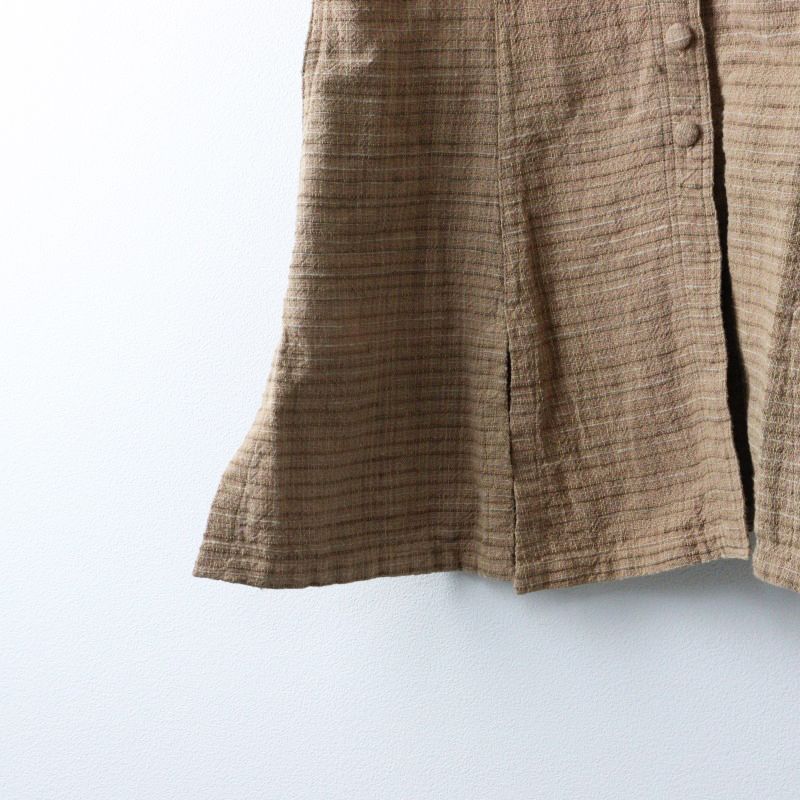 うさと USAATO 手織り 手紡ぎ 天然草木染め ノースリーブブラウス  