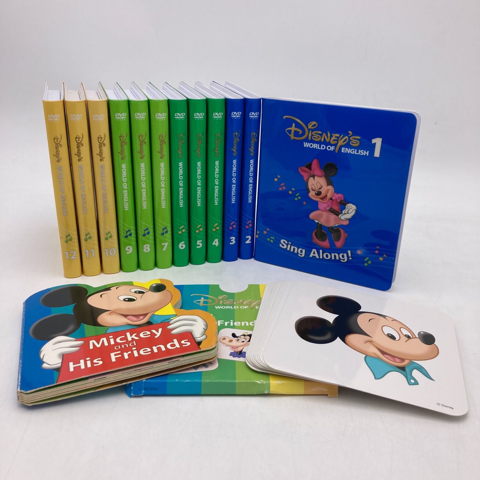 2018年購入 シングアロングDVD12枚 新子役 字幕あり ディズニー英語 