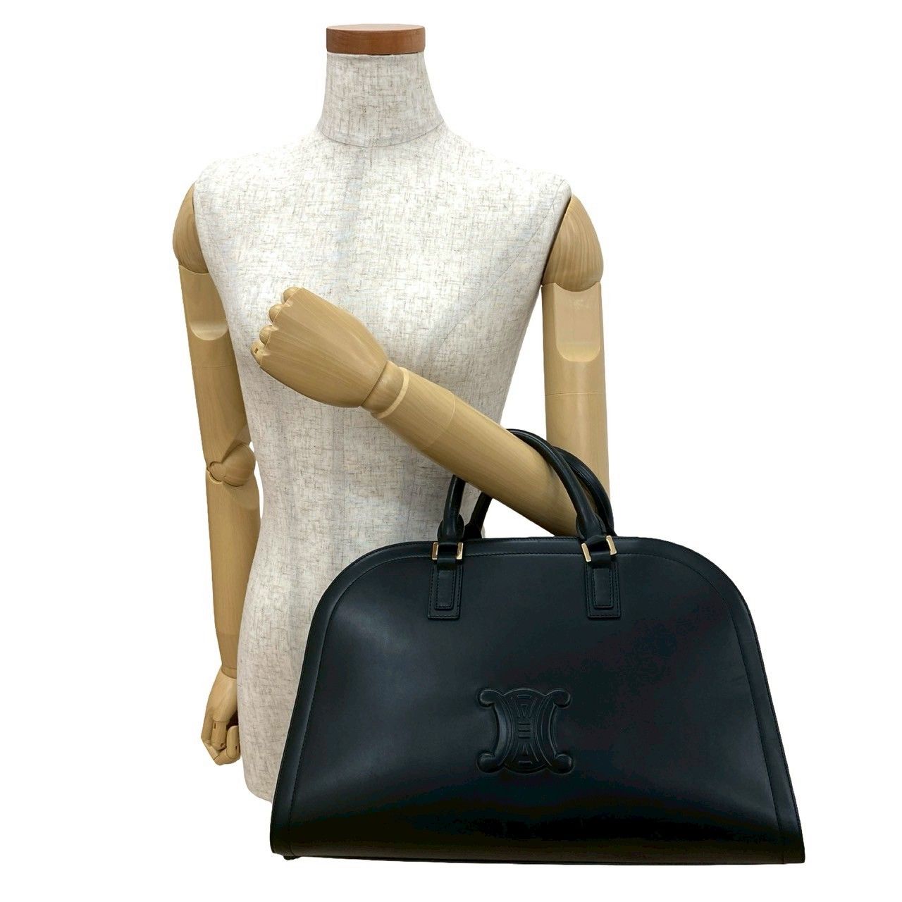 極 美品 CELINE セリーヌ ヴィンテージ トリオンフ ロゴ モチーフ  