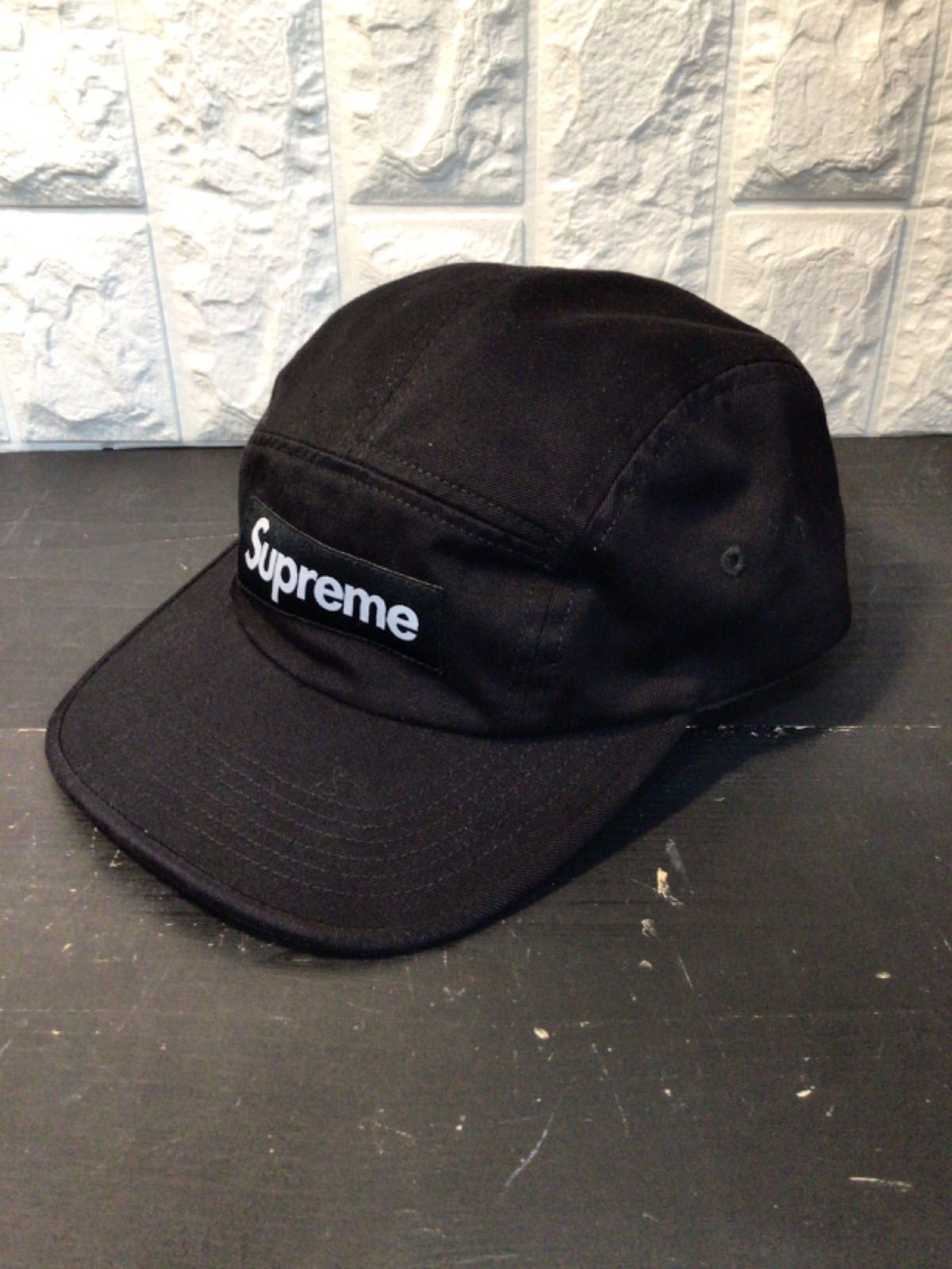 Supreme ジェットキャップ BOXロゴ レザーストラップバック USA