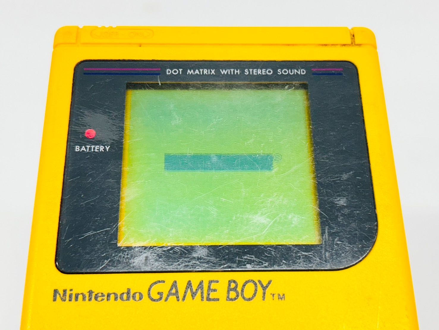 初代ゲームボーイ イエロー 黄色 本体 GAME BOY 動作確認み - メルカリ