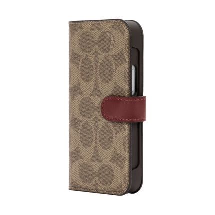 新品⭐︎コーチ Coach 手帳型 iPhone各種 ケース カーキ - メルカリ