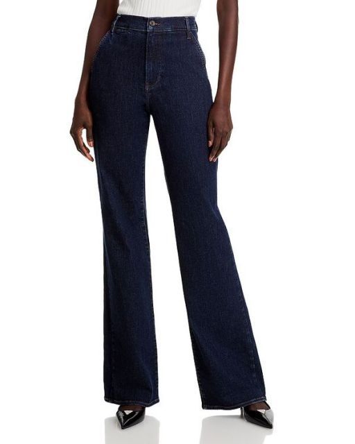 【送料無料】 ヴェロニカ ベアード レディース カジュアルパンツ ボトムス Crosbie High Rise Wide Leg Trouser Jeans in Indigo Rinse Indigo Rinse