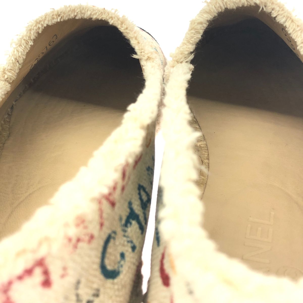 CHANEL シャネル 表記サイズ:40 エスパドリーユ シューズ ホワイト