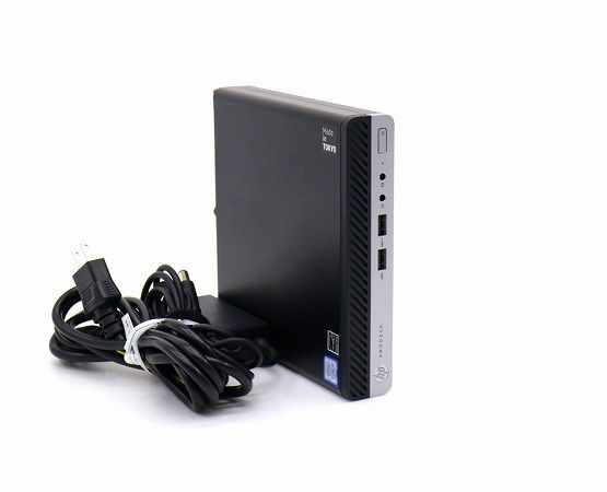 hp ProDesk 400 G4 DM Core i3-8100T 3.1GHz 8GB 256GB(新品NVMe SSD)+500GB(HDD) Windows11 Pro 64bit 中古