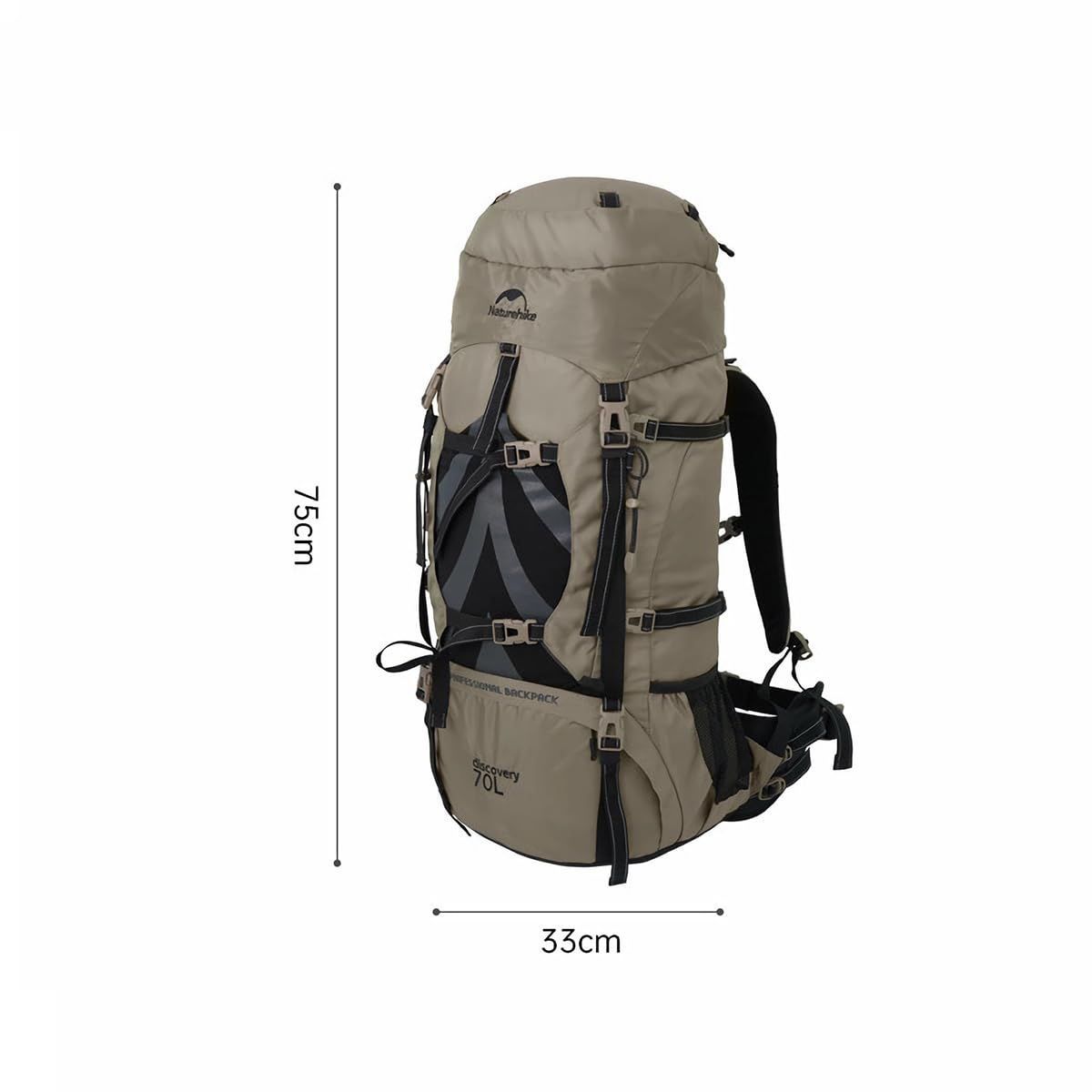 Naturehike 登山リュック ザック 大容量 70L+5L バックパック 登山