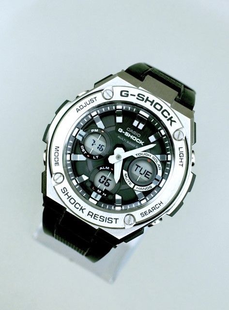 『VRW-298』☆時計☆CASIO (カシオ)☆GST-W110☆G-SHOCK BK文字盤 タフソーラー メンズ 腕時計 ☆稼動品☆