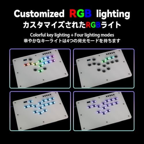 RGB LEDライトをサポート