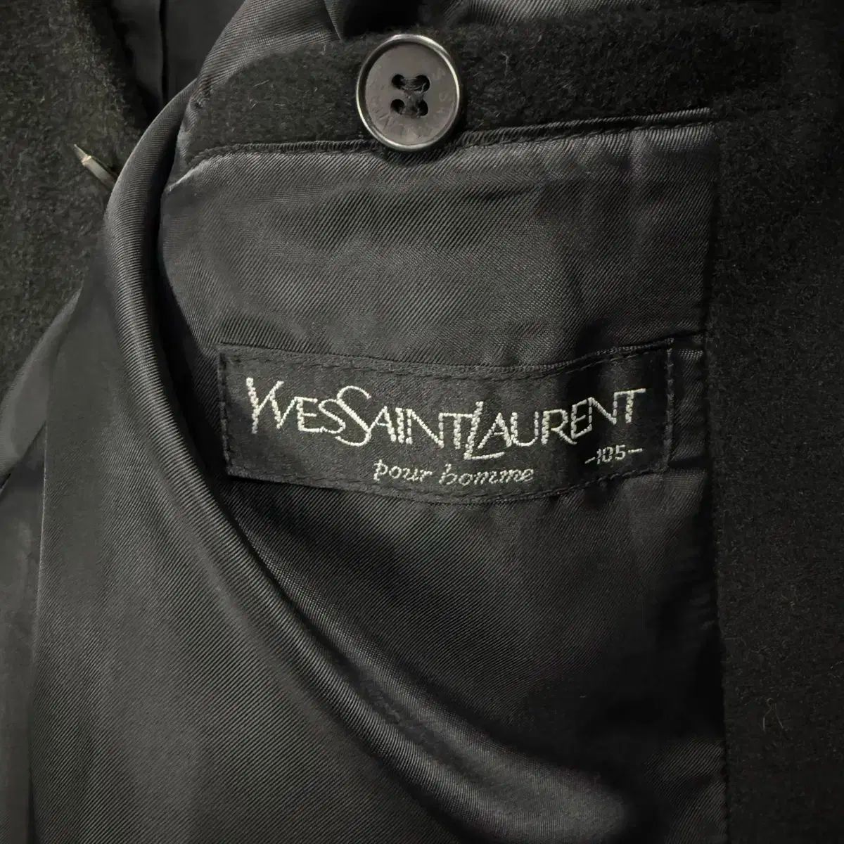 YVES SAINT LAURENT(イヴ・サンローラン) ウール コート - メルカリ