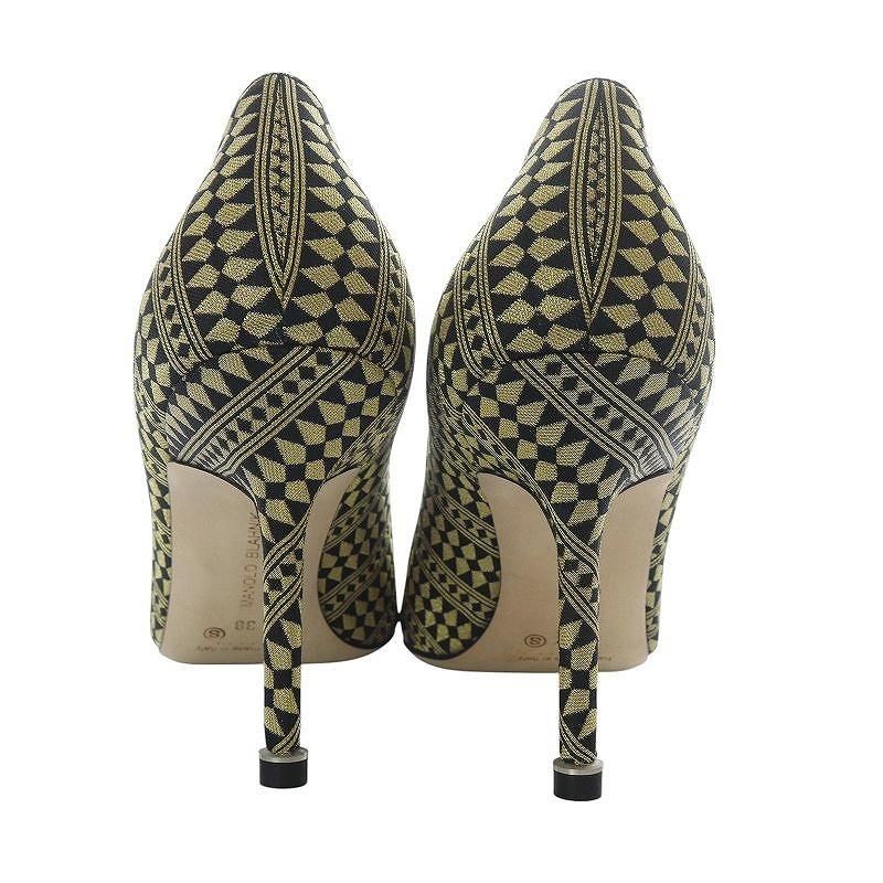 マノロブラニク（Manolo Blahnik）ハンギシ　３８ 楽天市場】MANOLO BLAHNIK マノロブラニク パンプス HANGISI FMC