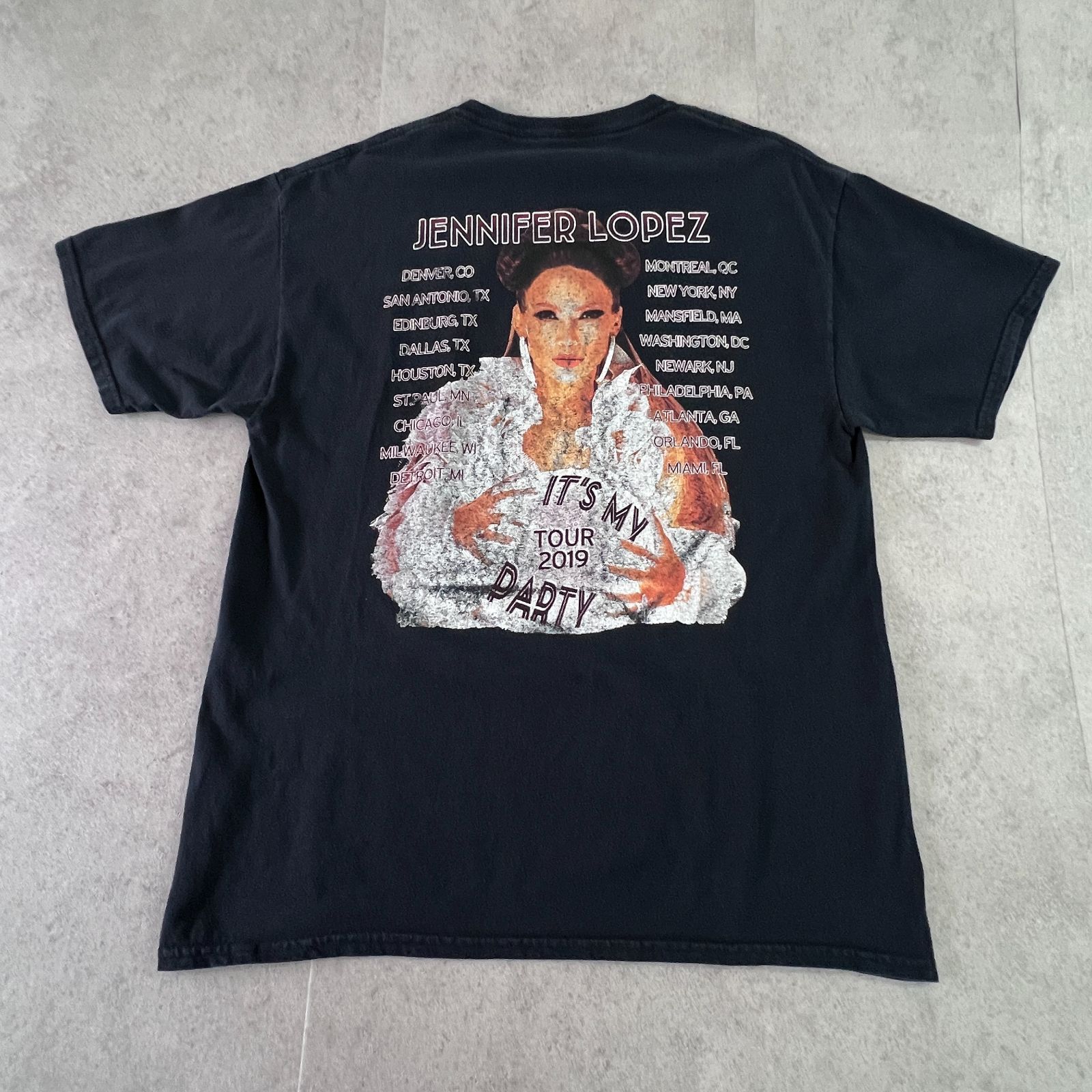 激レア jennifer lopez ジェニファー・ロペス ツアーTシャツ トップス 