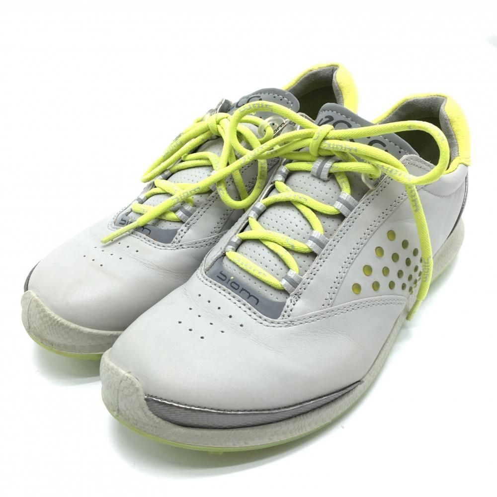 エコー ゴルフシューズ グレー×イエロー Natural Motion biom