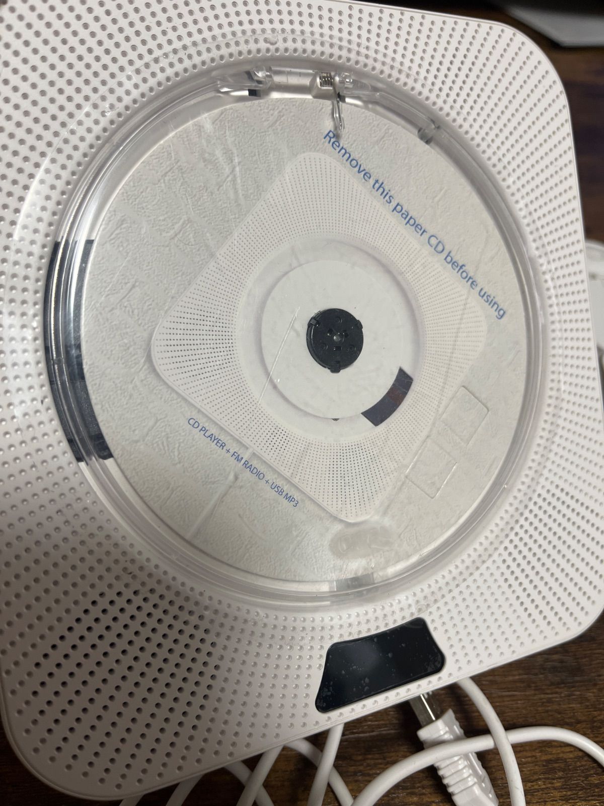 壁掛式CDプレーヤー CD プレーヤー 壁掛け yr-q200 - メルカリ