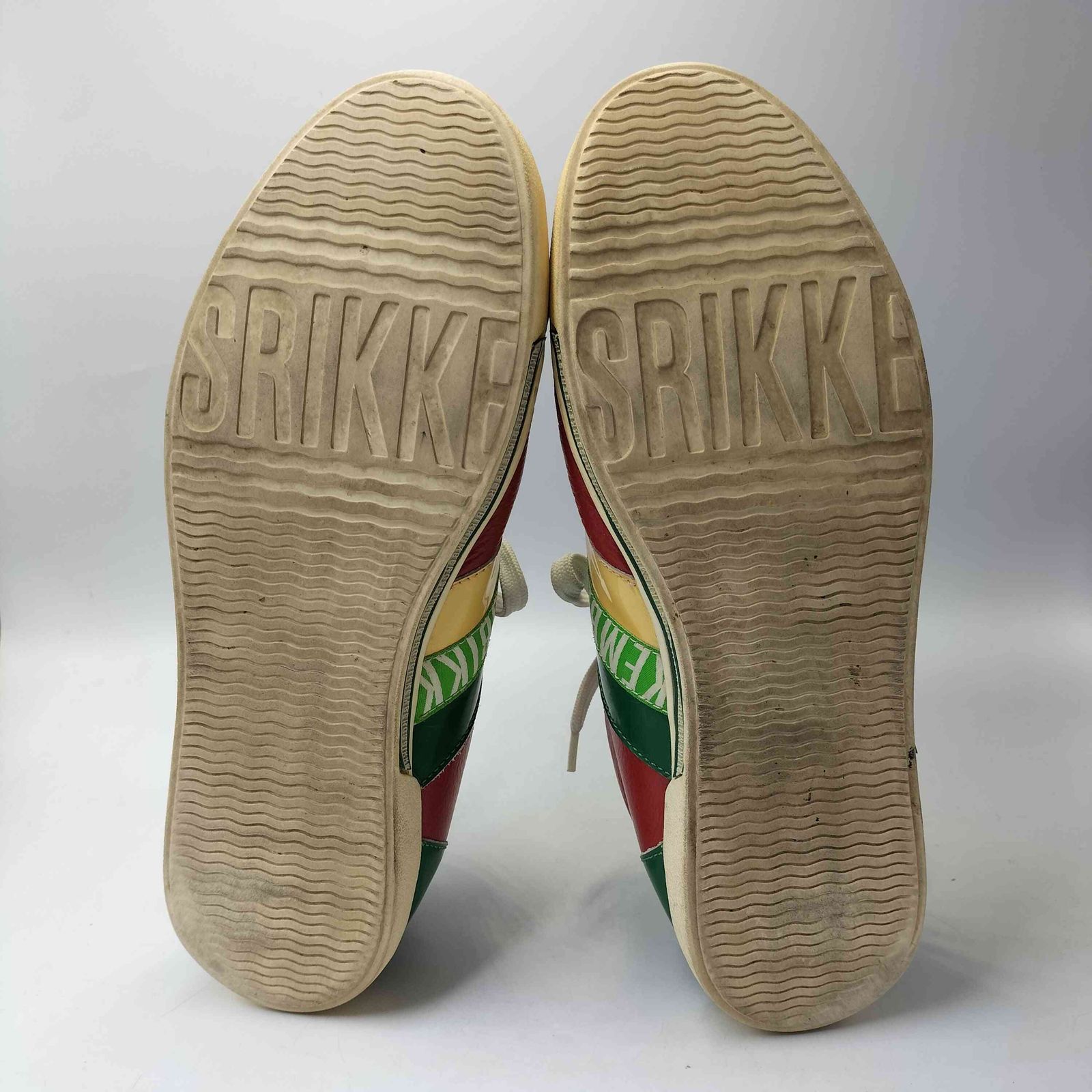 ダークビッケンバーグ DIRK BIKKEMBERGS ラスタカラー レザー パテンド