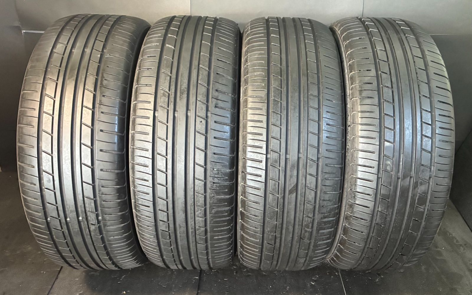 2021 2020年製 約7～8分山 ヨコハマ YOKOHAMA エコス ECOS ES31 225 55R17 4本 h_291