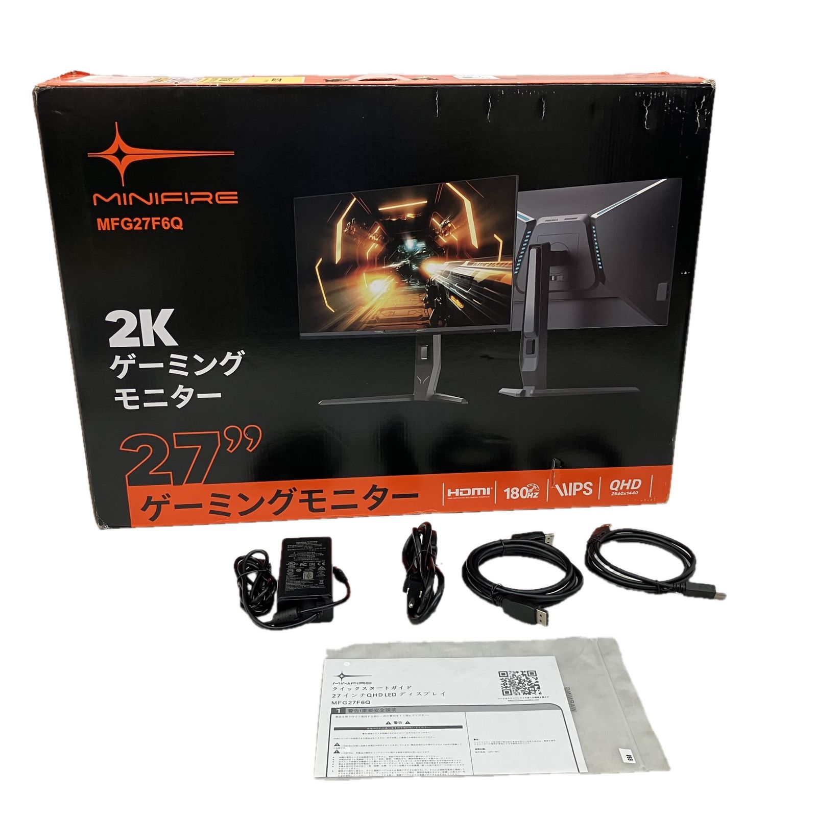 MINIFIRE MFG27F6Q ゲーミング モニター ディスプレイ ミニファイアー 27インチ PC周辺機器 C10482765