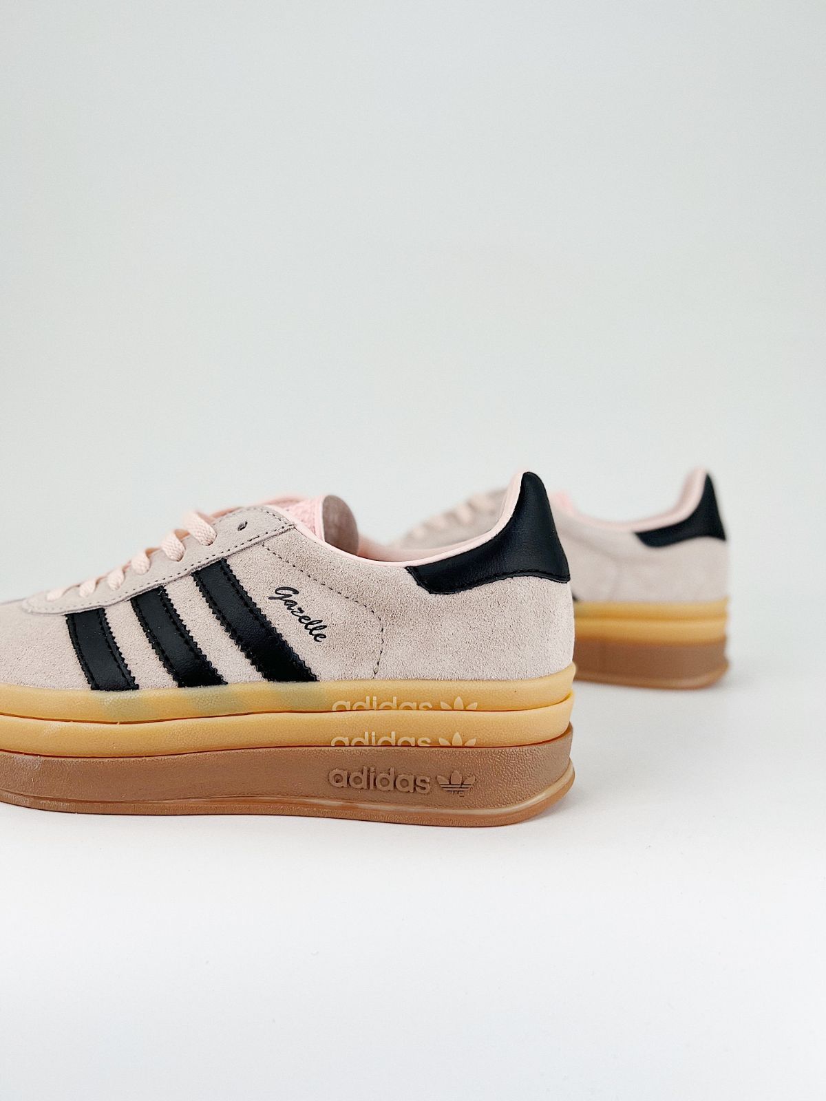 新品 adidas GAZELLE アディダス ガゼルボールド ピンク