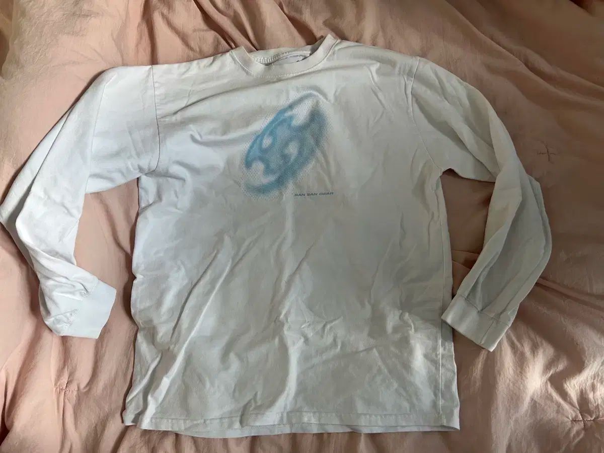 サンサンギアー ロングスリーブ Tシャツ 白 - 22FW