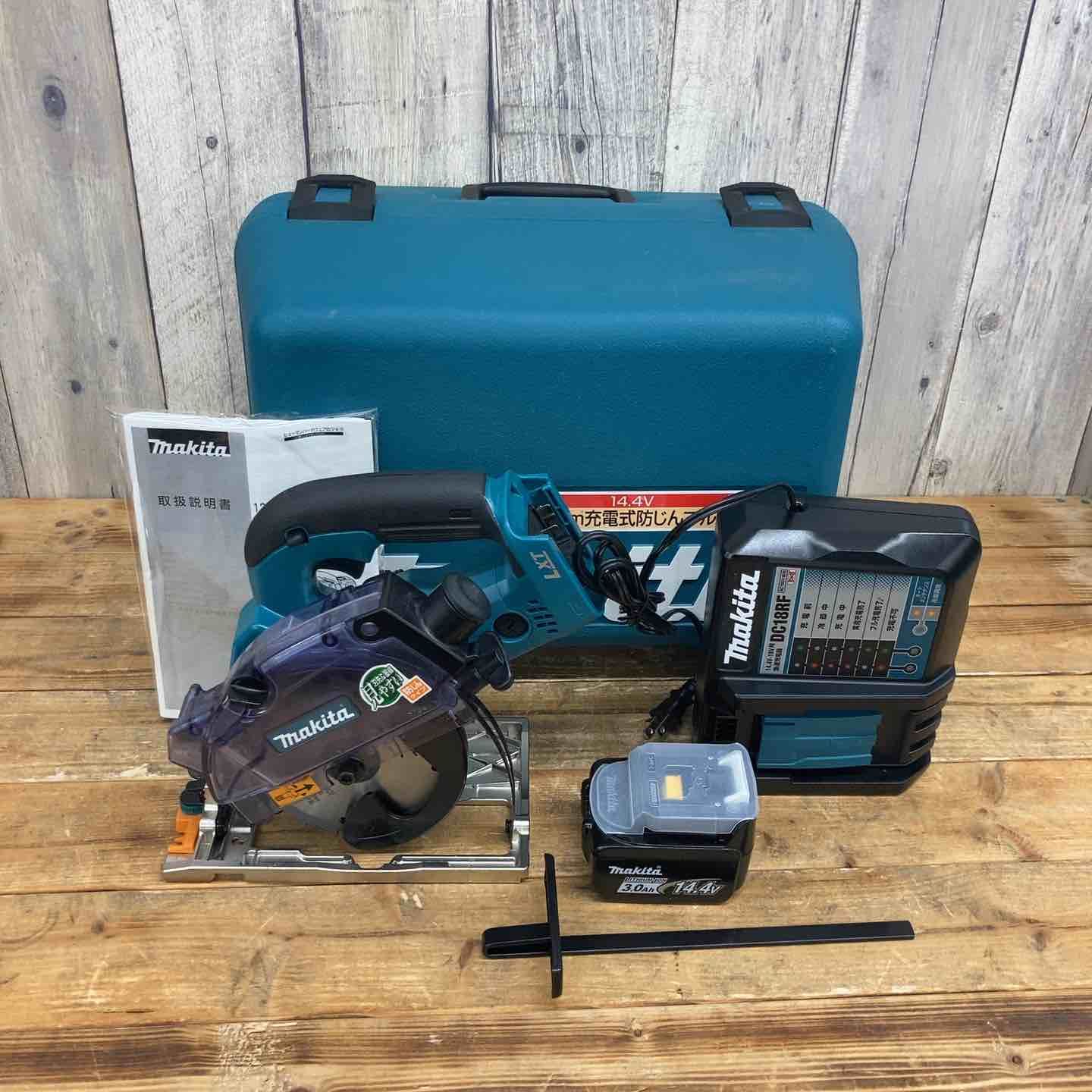 ☆美品 makita KS521DRF 充電式防じん丸のこ DC18RA BL1430 説明 ☆美品 makita KS521DRF 充電式防じん丸のこ DC18RA BL1430 説明