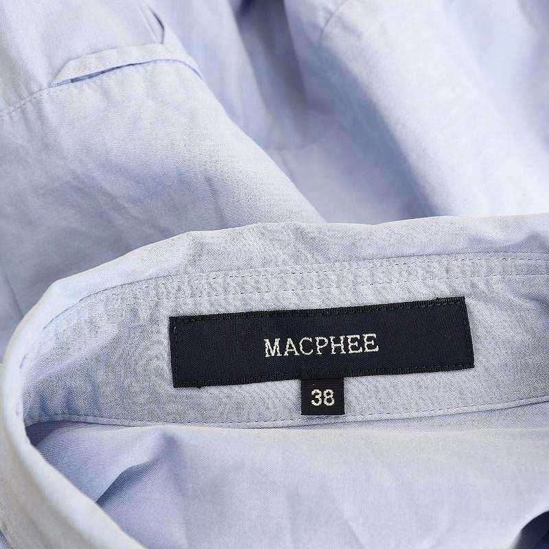 MACPHEE スタンドネックシャツ MACPHEE スタンドネックシャツ マカフィー MACPHEE
