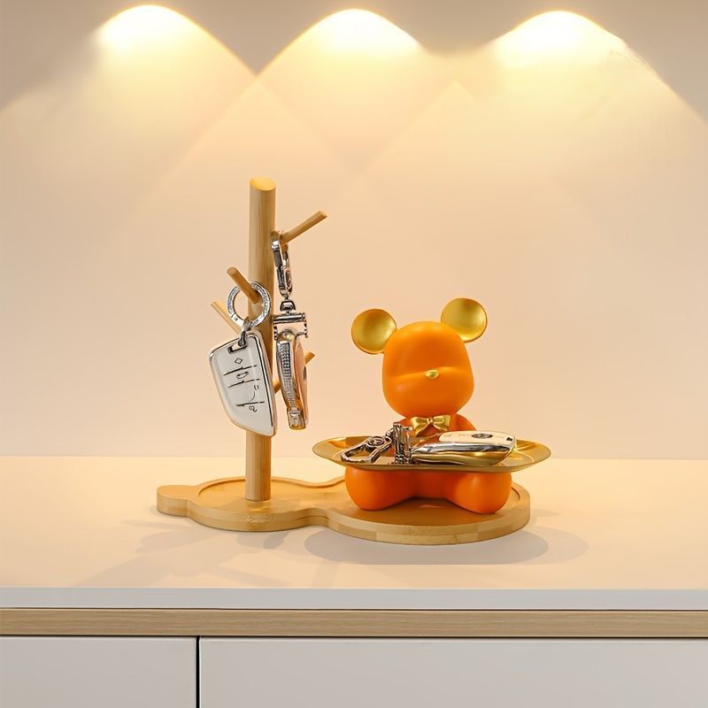 インテリア 鍵収納 北欧風 クマ キー収納 おしゃれ 小物入れ 玄関収納