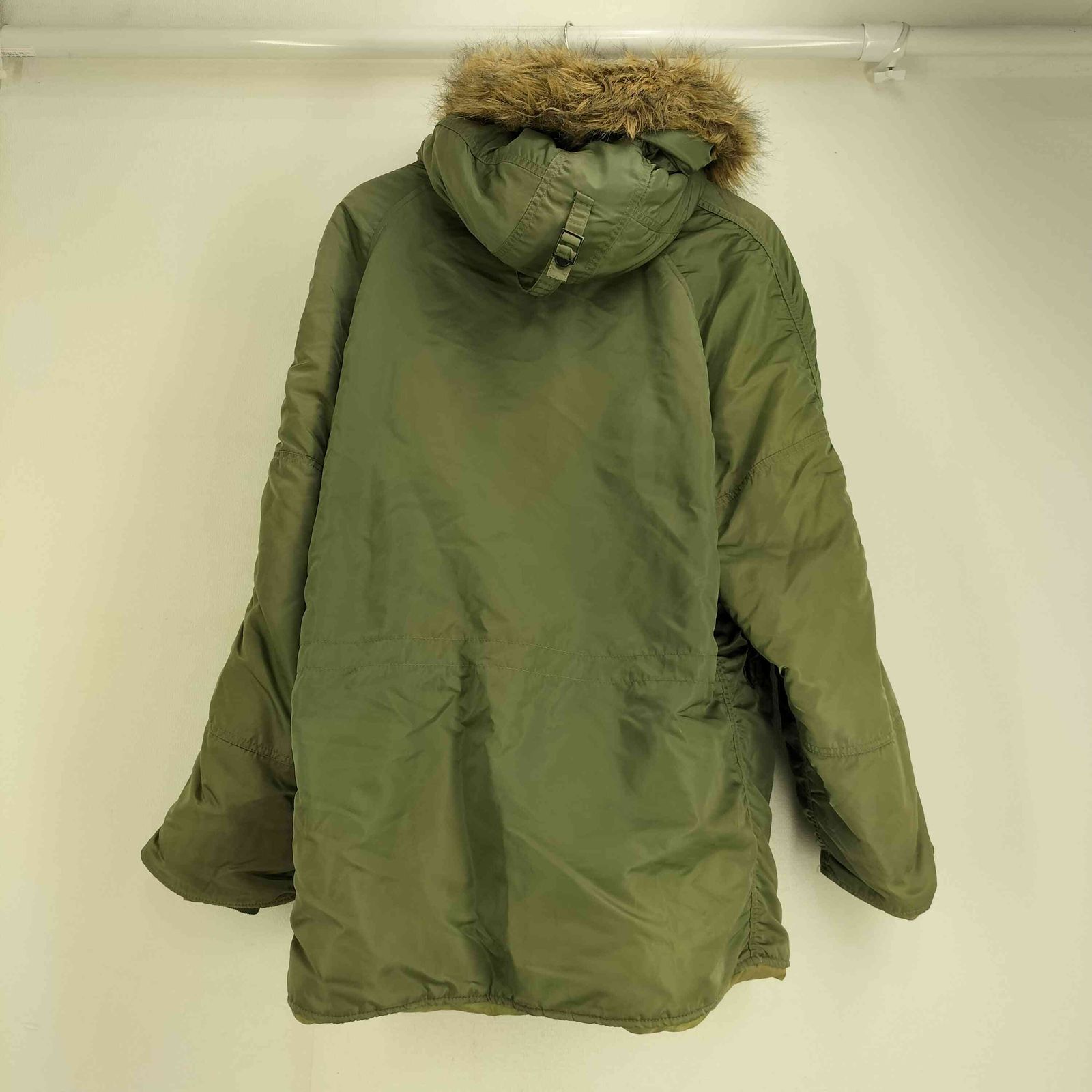 送料無料 USA古着ALPHA INDUSTRIES N-3Bフライトジャケット アルファインダストリーズ ALPHA INDUSTRIES 00S N-3B フライト