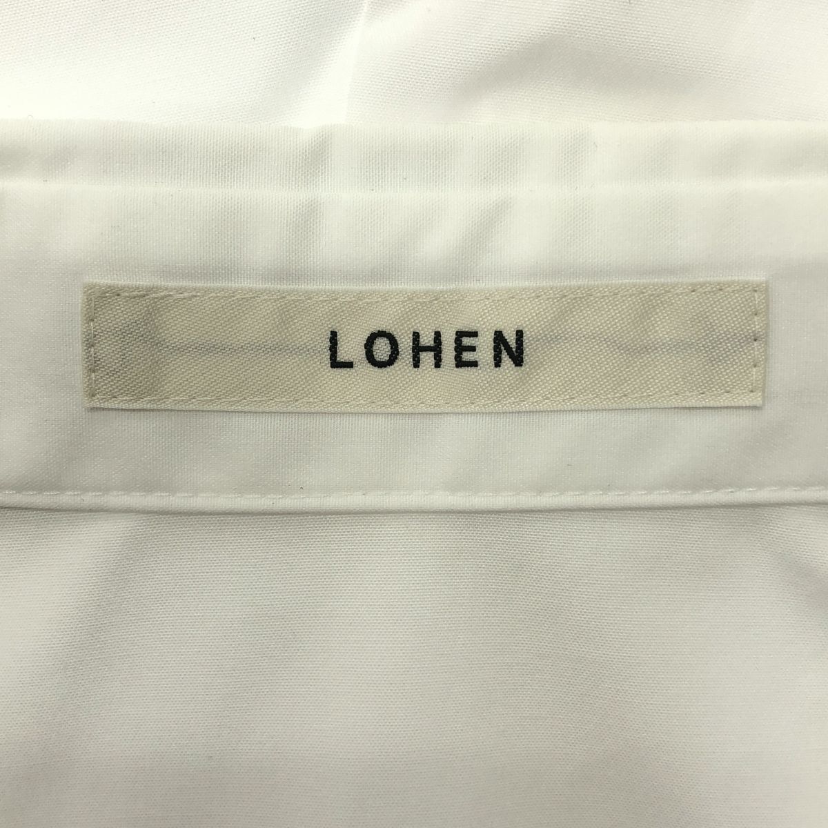ローヘン LOHEN アイレットシャツ EYELET SHIRT ホワイト LOHEN