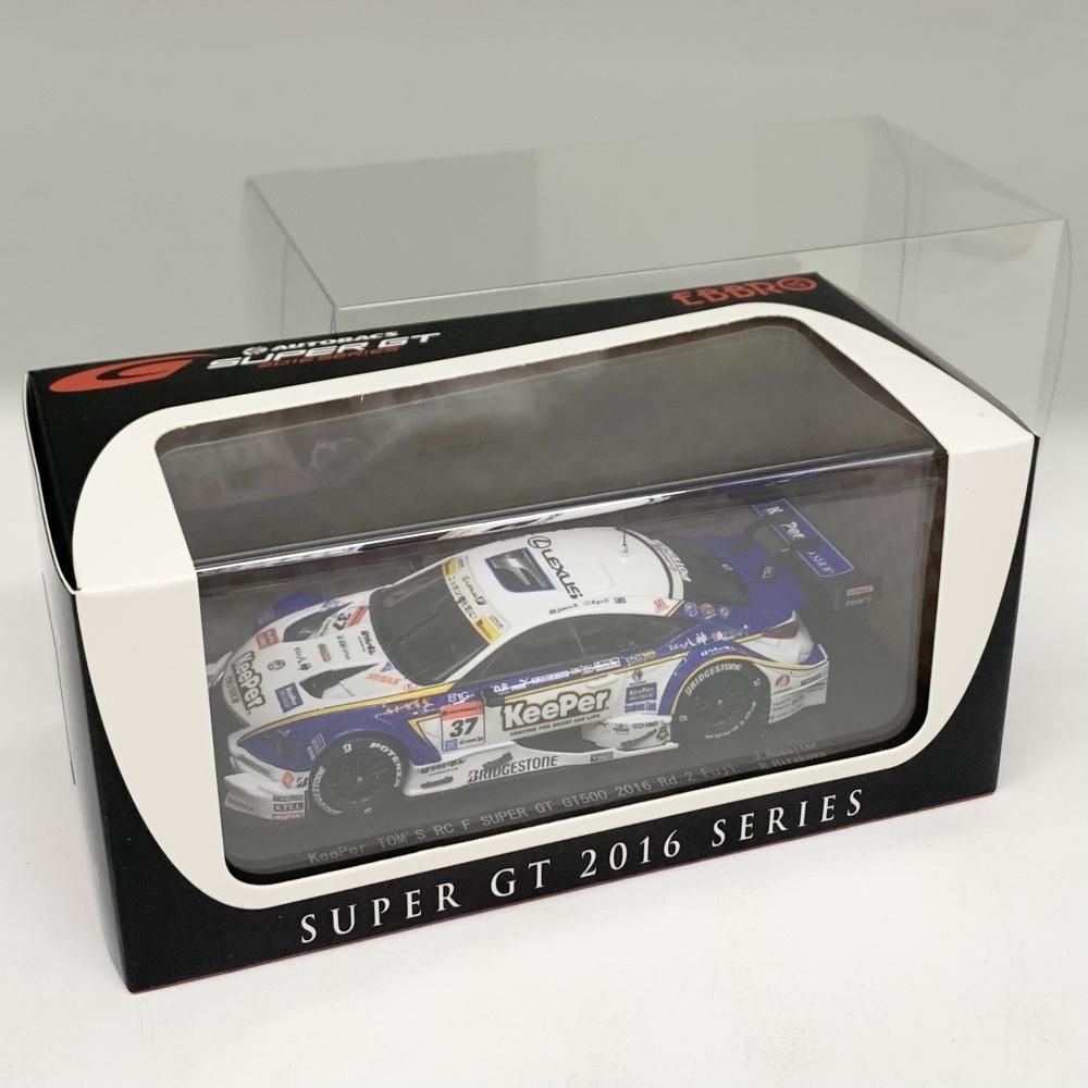 【中古】開封 EBBRO エブロ 1/43 KeePer TOM'S キーパー トムス RC F スーパーGT GT500 2016 Rd.2 Fuji #37[17][240017619953] 中古】開封 EBBRO エブロ 1/43 KeePer TOM'S キーパー トムス RC