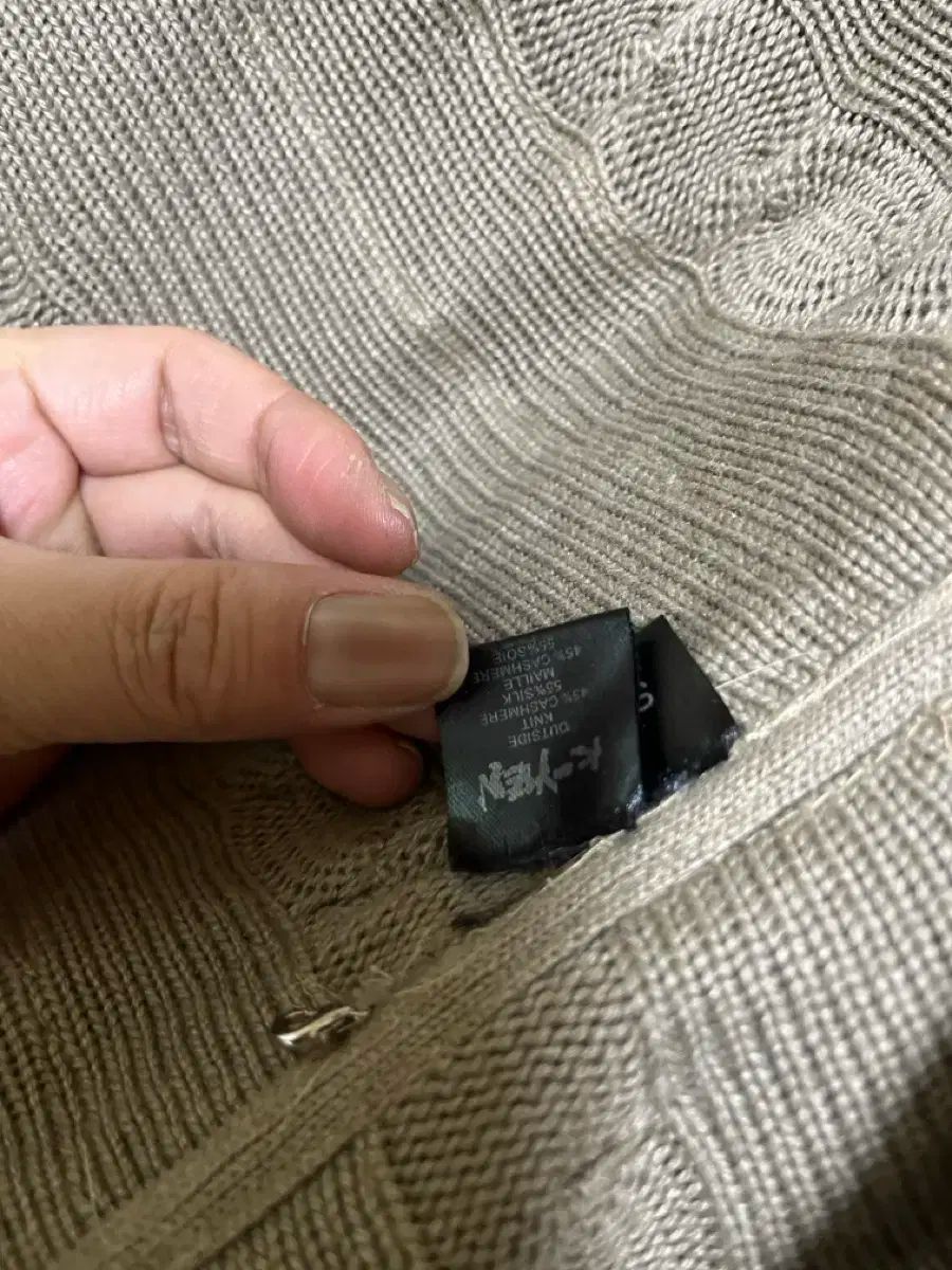 カシミアシルクファー カーディガン NICORILABO_COM