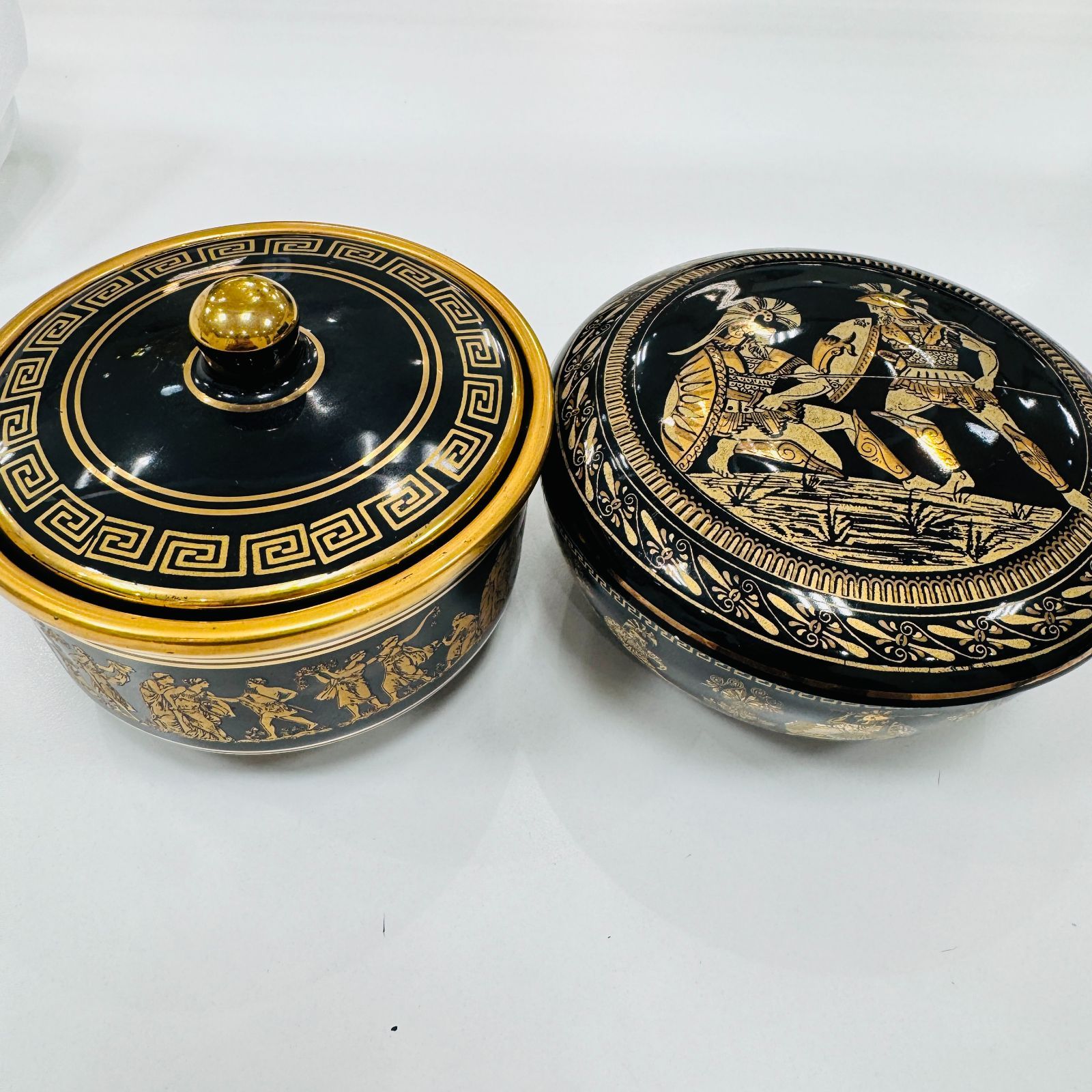 ギリシャ神話灰皿、小物入れ〔24金〕 ギリシャ神話灰皿、小物入れ〔24金〕