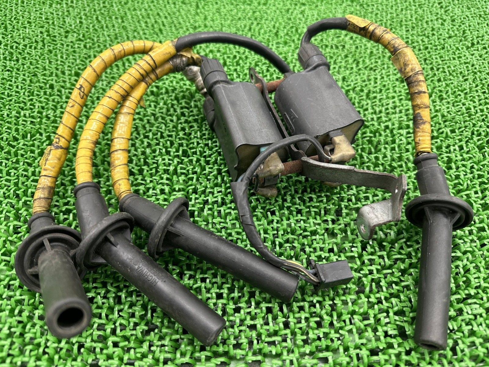 ジェイド イグニッションコイル MP08 ホンダ 純正 バイク 部品 MC23 JADE ステー プラグコード キャップ 車検 Genuine Lj BRIGHTFACE_UK