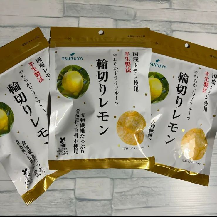 ツルヤ 輪切りレモン47g×3袋 国産レモン 半生製法 - メルカリ