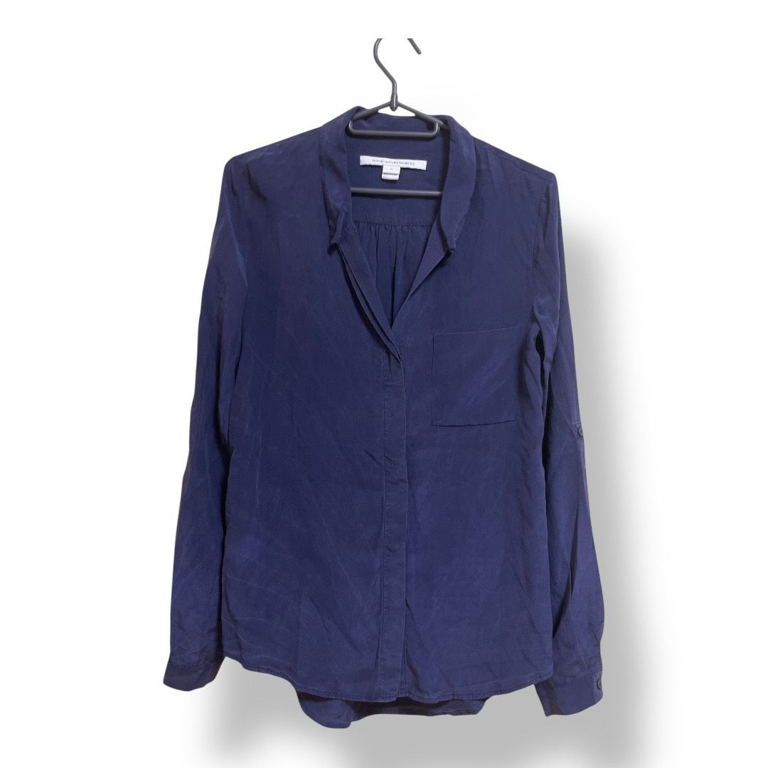 国内即発 綺麗色長袖シャツドレス Diane von Furstenberg Diane von Furstenberg QUEENA DRESS - Shirt dress - light