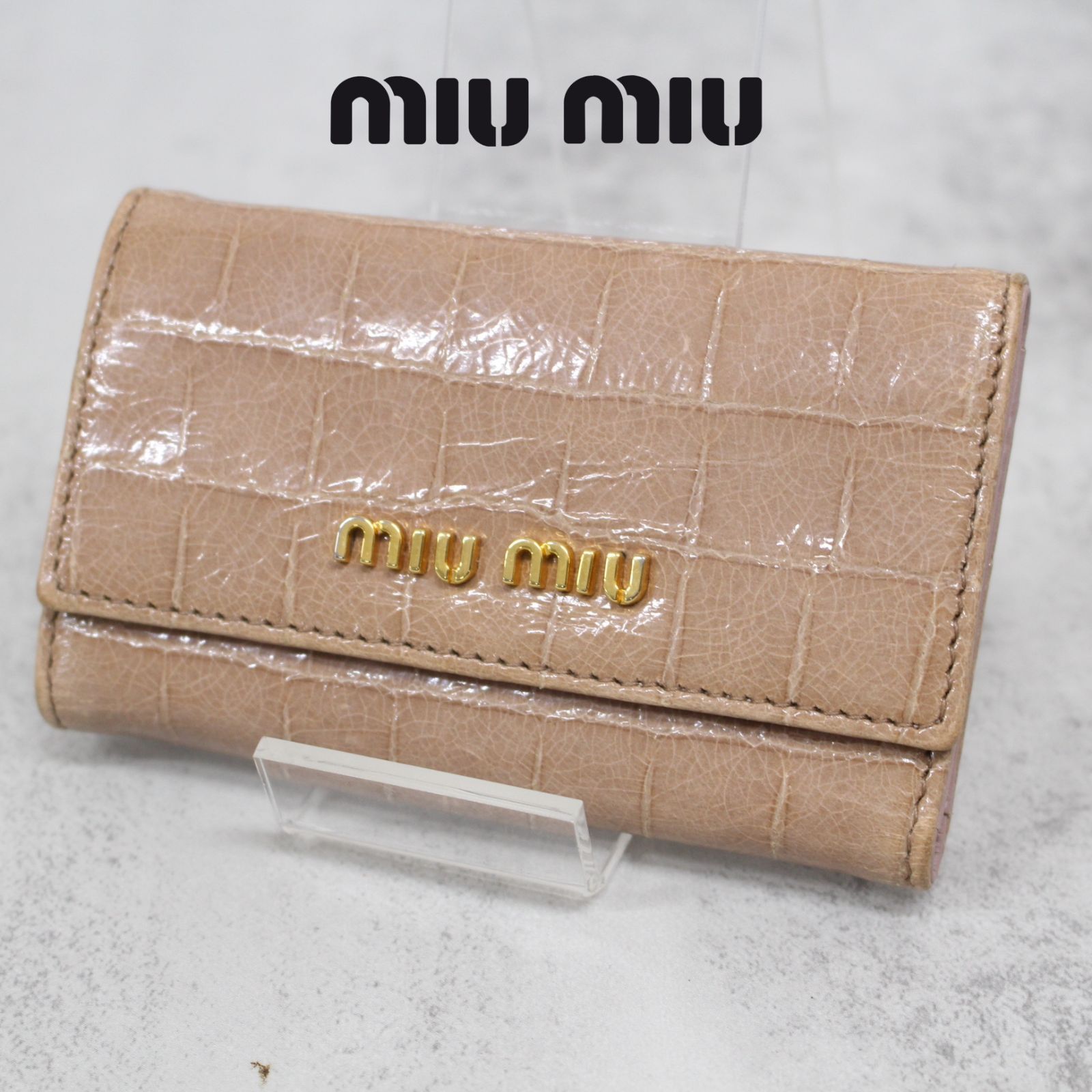 miumiu キーケース ピンク 6連