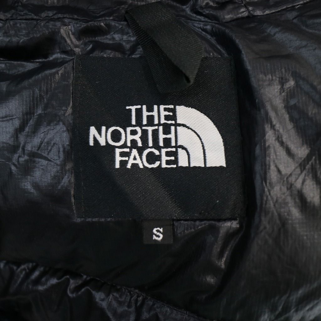 THE NORTH FACE ノースフェイス ダウンジャケット 防寒  防風  アウトドア タータンチェック柄 グリーン (レディース S)   N6696