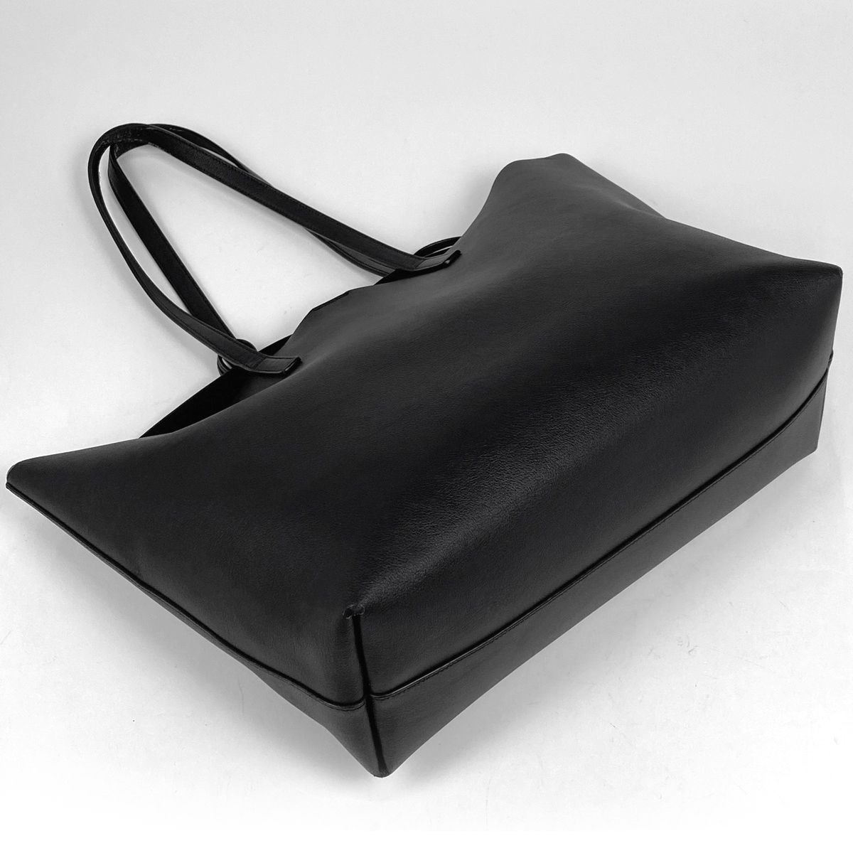 サンローラン SAINT LAURENT ショッピング トートバッグ ロゴ