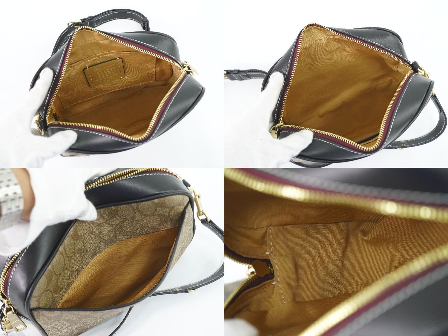 本物 コーチ COACH ディズニー Disney コラボ ヴィランズ シグネチャー 