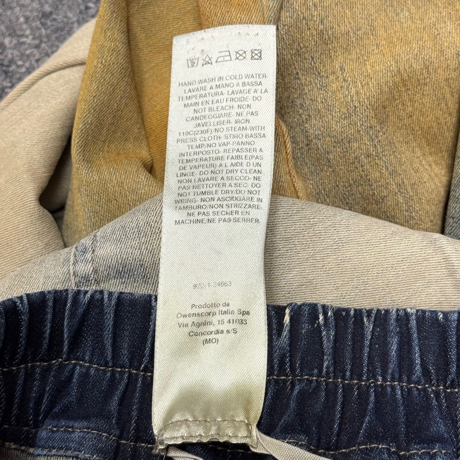 Rick Owens DRKSHDW 24SS ゲスベラワイドドローコードジーンズ デニム